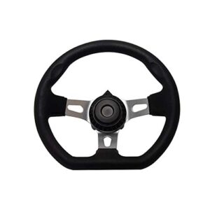 off-road kart steering wheel 270mm 3 spokes vehicle pu foam interior steering wheel for go kart