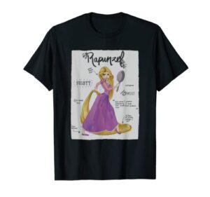 disney tangled rapunzel fashion callouts t-shirt