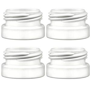 Maymom Bottle Thread Changer Compatible with Spectra 9 Plus Spectra S1 Spectra S2 Flange, Maymom Widemouth Flange, Avent Flange, Compatible with Lansinoh Bottle, Mam Bottle, Pigeon Bottle; 4pc/pk