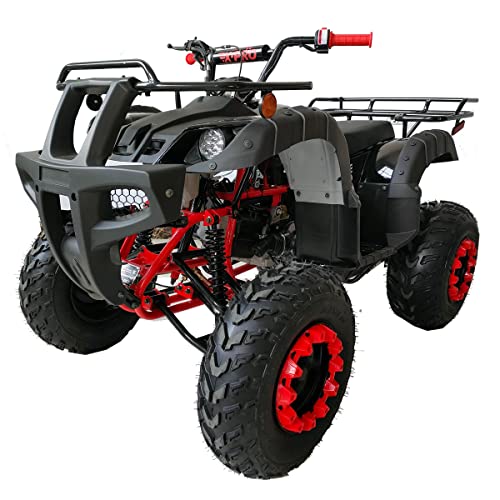 X-PRO 200 ATV Quad 4 Wheelers Utility ATV Full Size ATV Quad Adult ATVs Big Youth ATVs for Sale(Black)