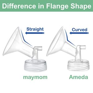 Maymom Pump Parts Compatible with Ameda MYA/Ameda MYA Pro Breastpump 24mm Flange Valve Tube Bottle Backflow Protector, Not Original Ameda MYA Breast Pump Accessories Replacement for Ameda MYA Bottle