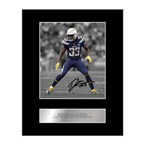 iconic pics derwin james print signed mounted photo display #02 printed autograph picture print