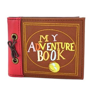 loungefly disney up my adventure book faux leather bifold wallet
