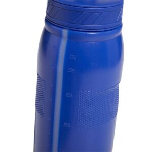 adidas 750 Ml (28 Oz) Stadium Refillable Plastic Sport Water Bottle, Bold Blue/Silver Metallic, One Size