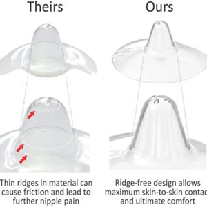 Ardo Tulips Contact Nipple Shields for Breastfeeding, Made in Switzerland, 2 Count with Carrying Case, BPA Free (S, 16mm)