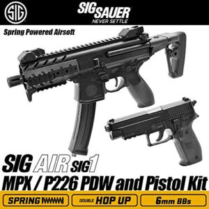 Sig Sauer MPX Spring Airsoft (MPX & P226 Bundle)