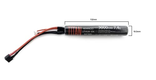 Titan 3000mAh 7.4v Stick T-Plug (Deans)