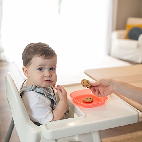 Dr. Brown's Stackable Plates for Toddlers and Babies, BPA Free, 4-Pack, 4m+