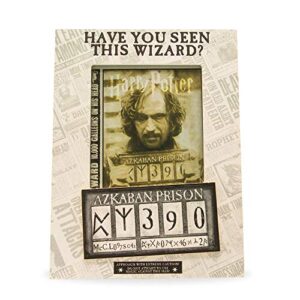 silver buffalo harry potter sirius black have you seen this wizard azkaban prison mdf picture frame, 4 x 6 inches
