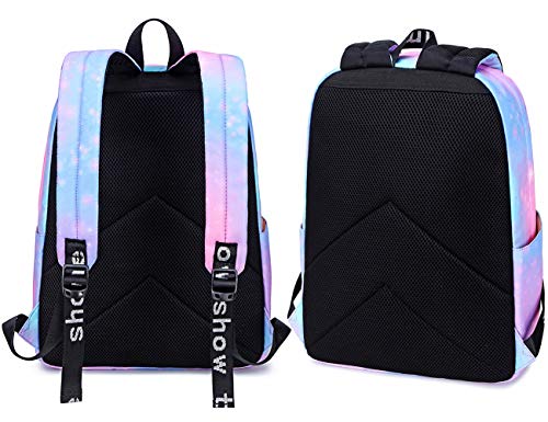 mygreen Galaxy Backpack for Girls, Boys, Kids, Teens, 14 inch Durable Book Bags for Elementary, Middle, Junior High School Students, A Gift That Gives Back Purple