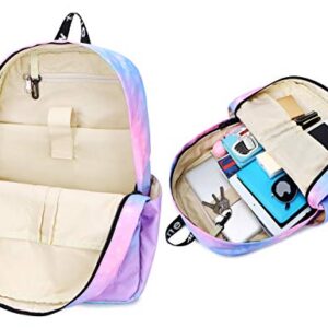 mygreen Galaxy Backpack for Girls, Boys, Kids, Teens, 14 inch Durable Book Bags for Elementary, Middle, Junior High School Students, A Gift That Gives Back Purple