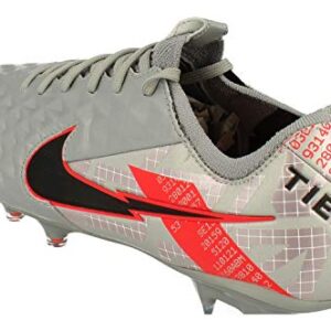 Nike Legend 8 Elite Mens Football Boots CW0518 Soccer Cleats (UK 7 US 8 EU 41, Metallic Bomber Grey Black 906)