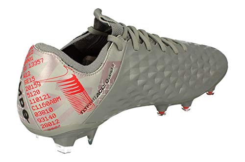 Nike Legend 8 Elite Mens Football Boots CW0518 Soccer Cleats (UK 7 US 8 EU 41, Metallic Bomber Grey Black 906)