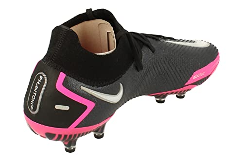 Nike Phantom GT Elite DF AG-Pro Mens Football Boots CW6592 Sneakers Shoes (UK 7 US 8 EU 41, Black Metallic Silver 006)