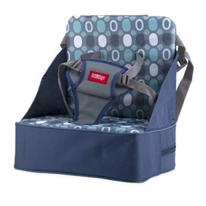 Nuby Easy Go Safety Lightweight High Chair Booster Seat, Great for Travel, Blue