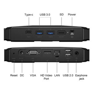 CHUWI Mini PC,8GB RAM 256GB SSD HeroBox Desktop Computer Windows 11, Intel 11th Gen N5100 Quad Core Processor(2.9GHz),Dual WiFi/BT/Gigabit Ethernet/VESA / 4K UHD/USB 3.0/Up to 2TB SSD