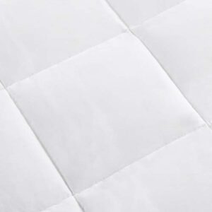 Amazon Basics Down Alternative Bedding Comforter Duvet Insert - Twin, White, All-Season