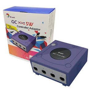 brook gamecube to switch controller adapter - console gaming adapter, turbo function, super bomberman r accessory, gamecube accessory