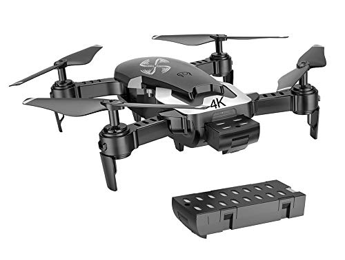 DRONE-CLONE XPERTS Drone X Pro AIR 4K Ultra HD Dual Camera FPV WiFi Quadcopter Follow Me Mode Gesture Control 2 Batteries Included (BLACK)