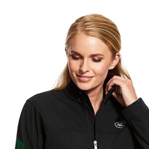 Ariat Female Classic Team Softshell MEXICO Water Resistant Jacket Black Small