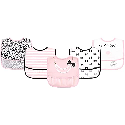 Little Treasure Unisex Baby Waterproof PEVA Bibs, Hello Gorgeous, One Size