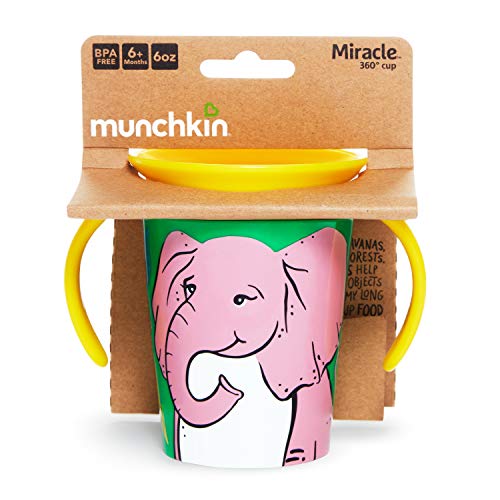 Munchkin® Miracle® 360 Wildlove Trainer Cup, 6 Oz, Elephant