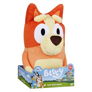 Bluey - Bingo 16" Stuffed Animal - Playtime & Naptime Companion | Jumbo Size, Soft Deluxe Materials - Huggable Cuddles Best Friend