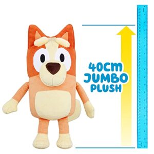 Bluey - Bingo 16" Stuffed Animal - Playtime & Naptime Companion | Jumbo Size, Soft Deluxe Materials - Huggable Cuddles Best Friend