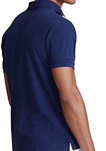 Polo Ralph Lauren Classic Fit Mesh Polo Shirt, Basic Navy With Red Pony, X-Large