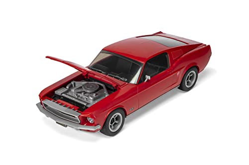 Airfix Quickbuild Ford Mustang GT 1968 Red Brick Building Plastic Model Kit Car J6035