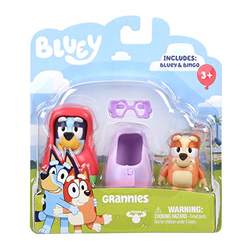 Bluey - Grannies: Bluey & Bingo 2.5" Figures - 2 Pack