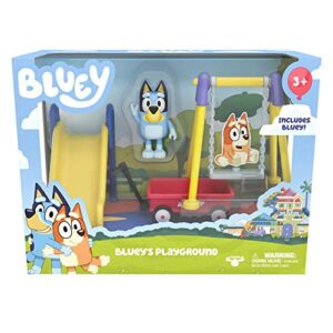 Bluey Park Playset 2.5" Figure, Wagon, Swing Set, and Slide