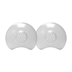 dr. brown's nipple shields with case, size 2 - 25 mm and up, stretch fit, for latch difficulties, flat/inverted nipples, silicone nipple shield
