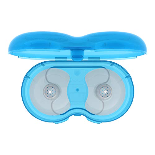 Dr. Brown's Nipple Shields with Case, Size 2 - 25 mm and Up, Stretch Fit, for Latch Difficulties, Flat/inverted Nipples, Silicone Nipple Shield