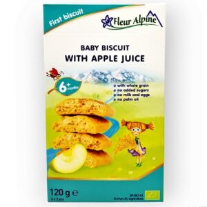 Fleur Alpine Baby Cookies with Apple Juice from 6 months 150g From Europe