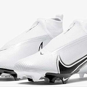 Nike Vapor Edge Pro 360 Mens Football Cleat Ao8277-100 Size 8.5 White/Black