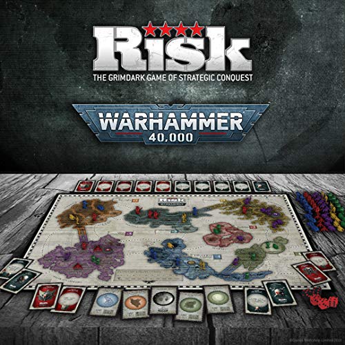 Risk Warhammer 40,000 Board Game | Based on Warhammer 40k from Games Workshop | Officially Licensed Warhammer 40,000 Merchandise | Themed Risk Game