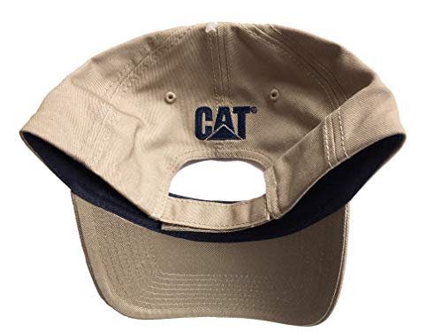 Caterpillar Equipment Machinery Flag Patch Khaki Cap/Hat