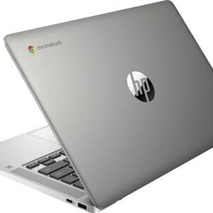 HP Chromebook 14-inch HD Touchscreen Laptop, Intel Celeron N4000, 4 GB RAM, 32 GB eMMC, Chrome (14a-na0030nr, Mineral Silver)