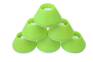 walker coasters, medical accessories, (6 count, tennis ball yellow)