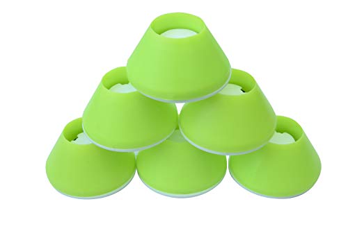 Walker Coasters, Medical Accessories, (6 Count, Tennis Ball Yellow)