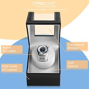 FRUCASE Watch Winder for Automatic Watches Watch Box Automatic Winder Japanese Motor with Battery Option