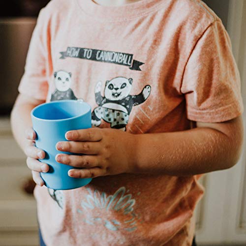 EZTOTZ EZCUP Magnetic Fridge Cups For Kids - USA Made Open Top Toddler Cups For Independent Drinkers - Hanging Plastic Kids Cup For Fridges or Water Coolers - Safe & Non-Toxic