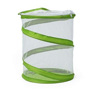 RESTCLOUD Pop-up Insect and Butterfly Habitat Cage Terrarium Clear Mesh Enclosure, See Through Easier 9" x 11" Tall