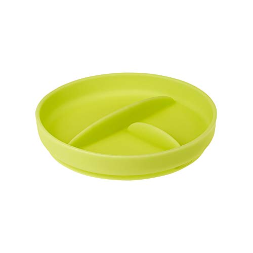 Olababy 100% Silicone Suction Plate | Toddler Plates With Suction | Divided Plates For Kids | Self Feeding Baby Essentials | Food Grade Silicone | Baby Registry Must Haves | Microwave Dinner Plates