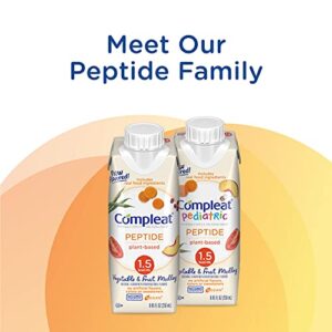 Compleat Peptide 1.5 Tube Feeding Formula, Unflavored, 8.45 FL OZ (Pack of 24)