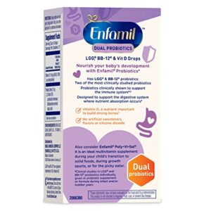 Enfamil Breastfed Infant Probiotics & Vitamin D Dual Probiotics, 8.7mL