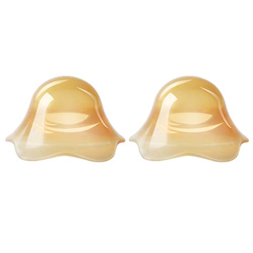 2Pcs Silicone Nipple Corrector, Petal-Shaped Nipple Protector for Women Breast Feeding and Flat Nipples Correct