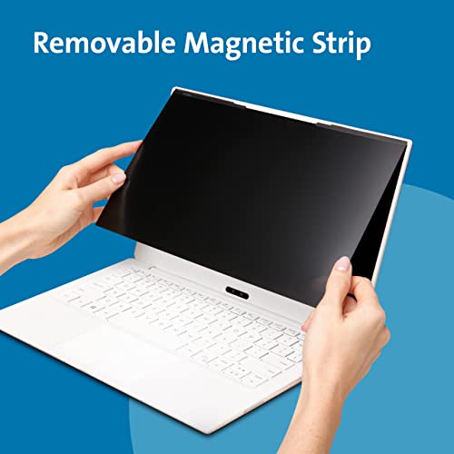 Kensington MagPro™ Magnetic Laptop Privacy Screen 14 inch Compatible with HP Elitebook Dell Xps Lenovo Thinkpad X1 T14, Removable 16:9 Laptop Privacy Filter, Anti-Glare, Blue Ray Reduction(K58352WW)