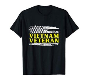 usa pride patriotic soldier gift vietnam veteran t-shirt